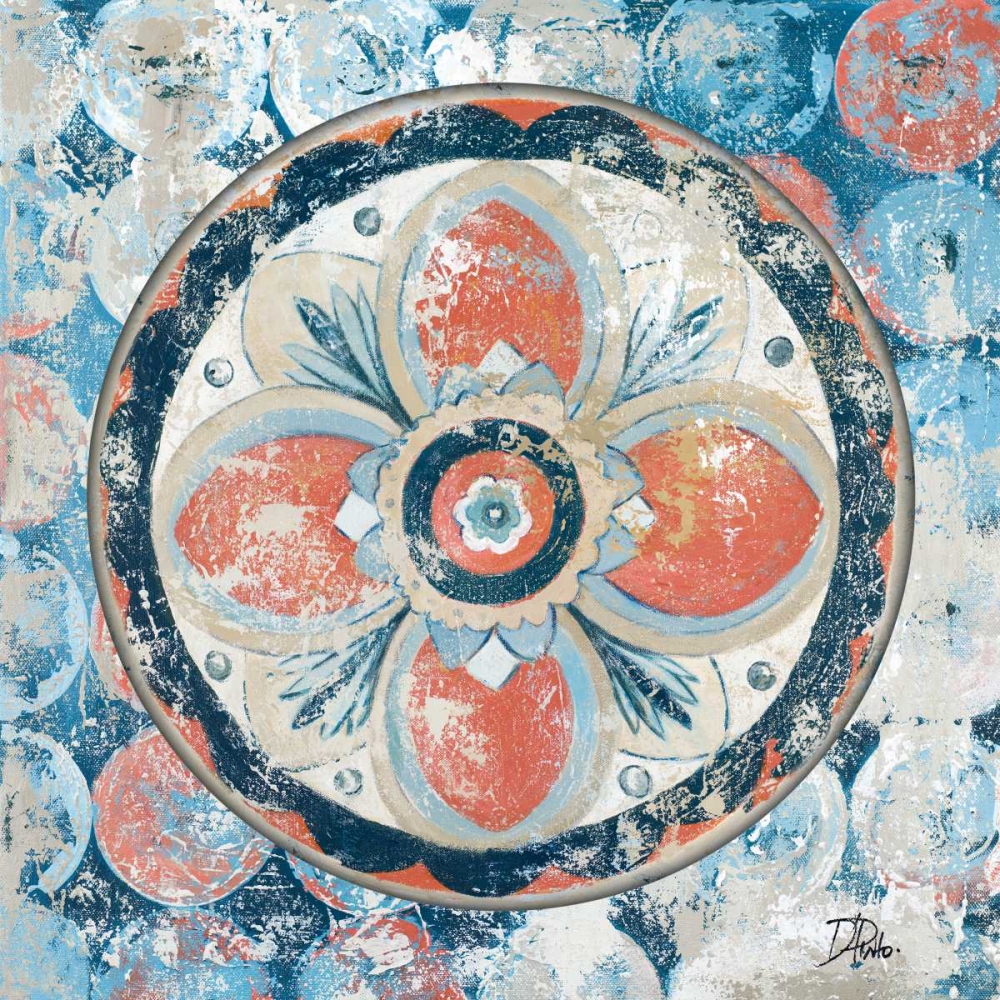 Old Portugese Hue on Circles art print by Patricia Pinto for $57.95 CAD