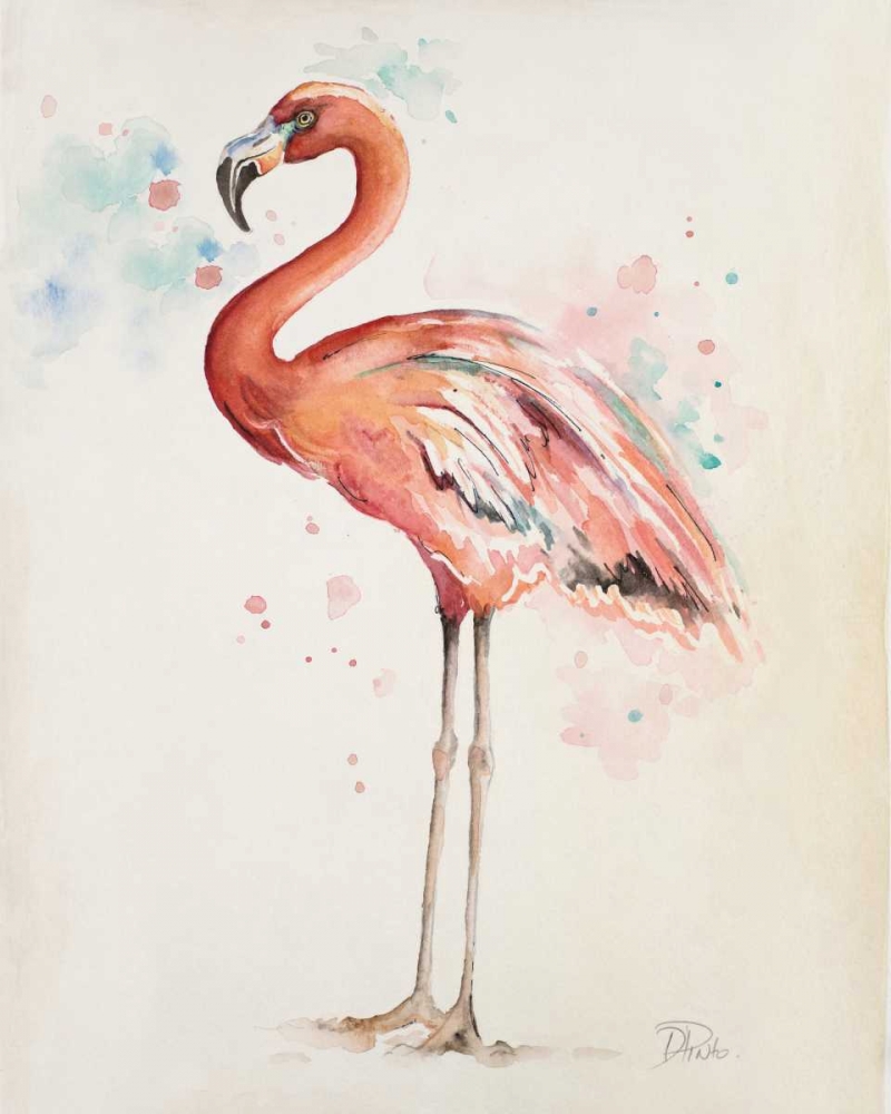 Flamingo I art print by Patricia Pinto for $57.95 CAD