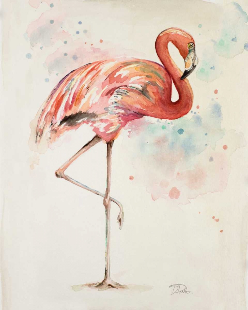 Flamingo II art print by Patricia Pinto for $57.95 CAD