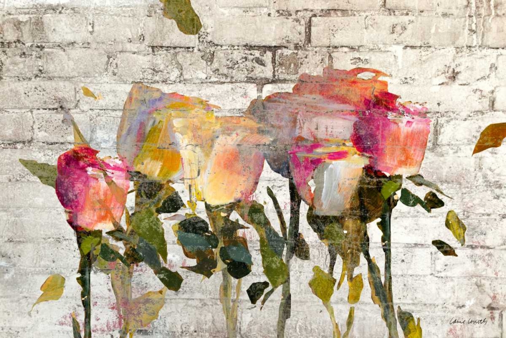 Long Stems on Brick art print by Lanie Loreth for $57.95 CAD