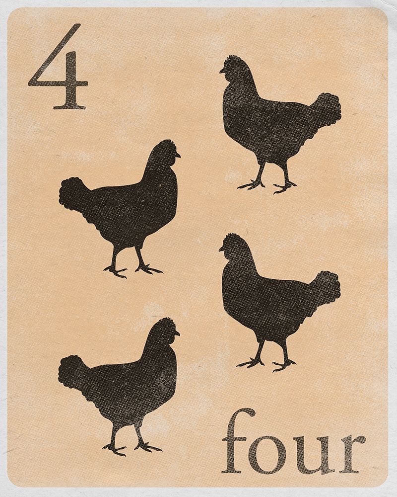 Count by Farm Animals IV art print by SD Graphics Studio for $57.95 CAD