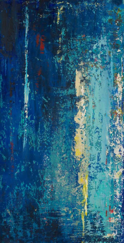 Deep Blue Abstract art print by Patricia Pinto for $57.95 CAD