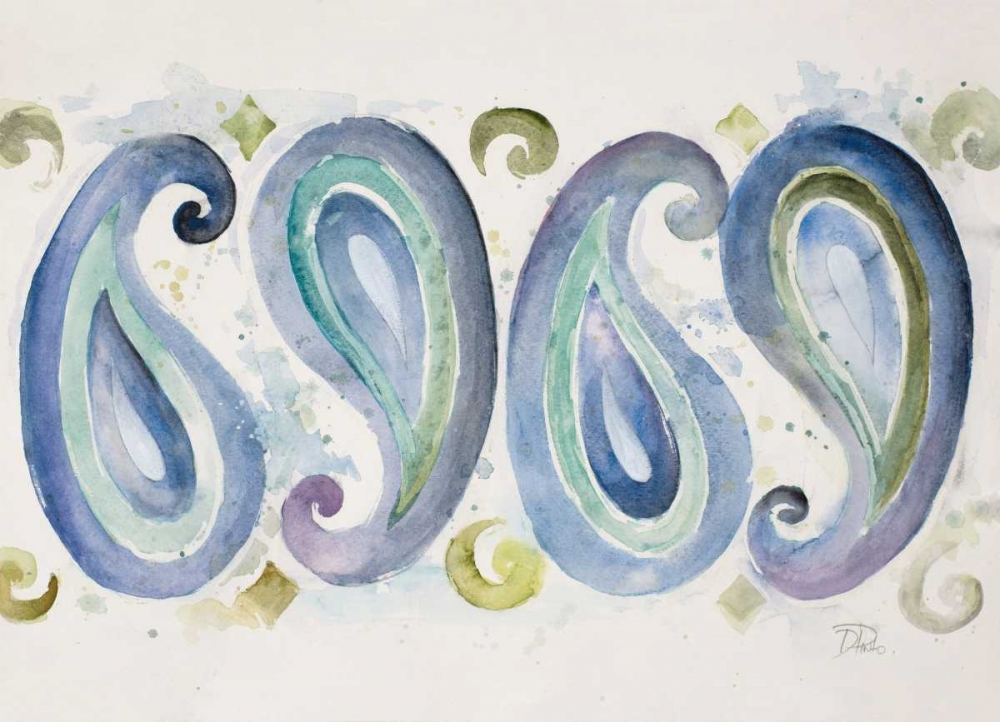 Paisley Design art print by Patricia Pinto for $57.95 CAD