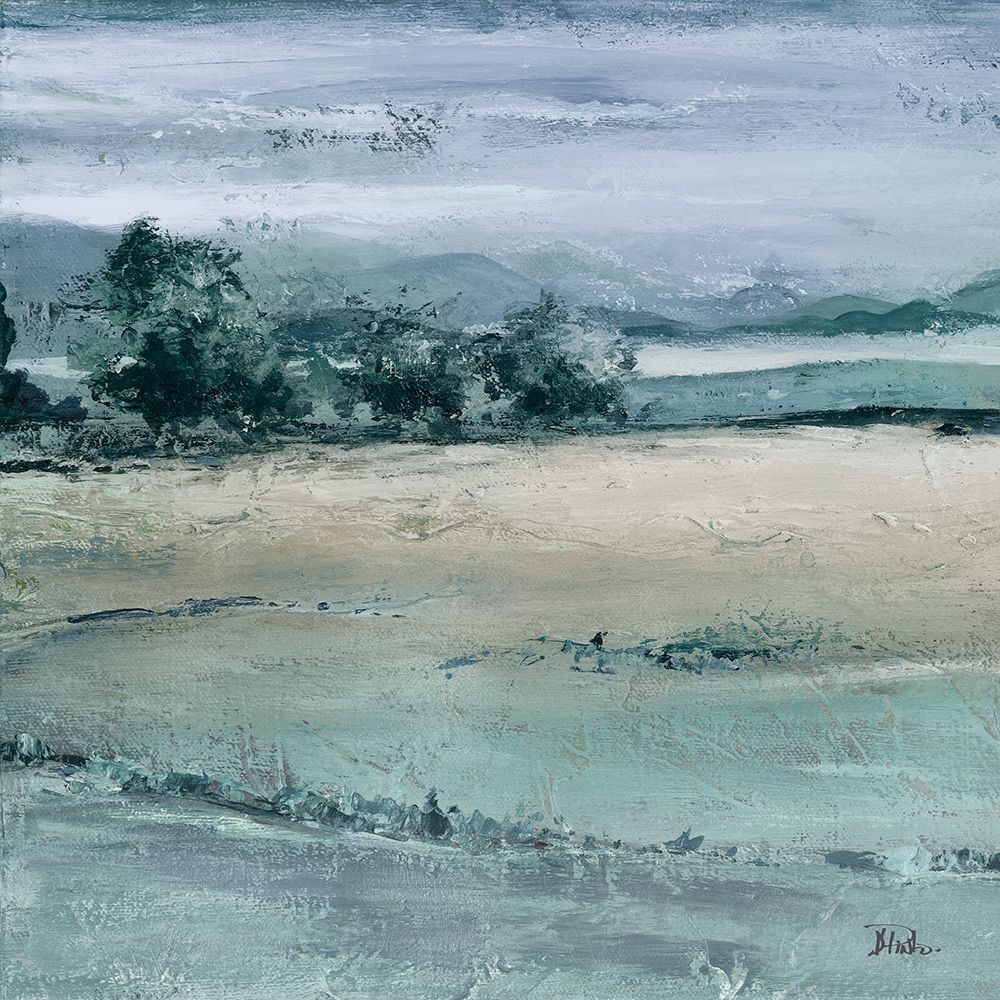 The Blue Forest Square I art print by Patricia Pinto for $57.95 CAD