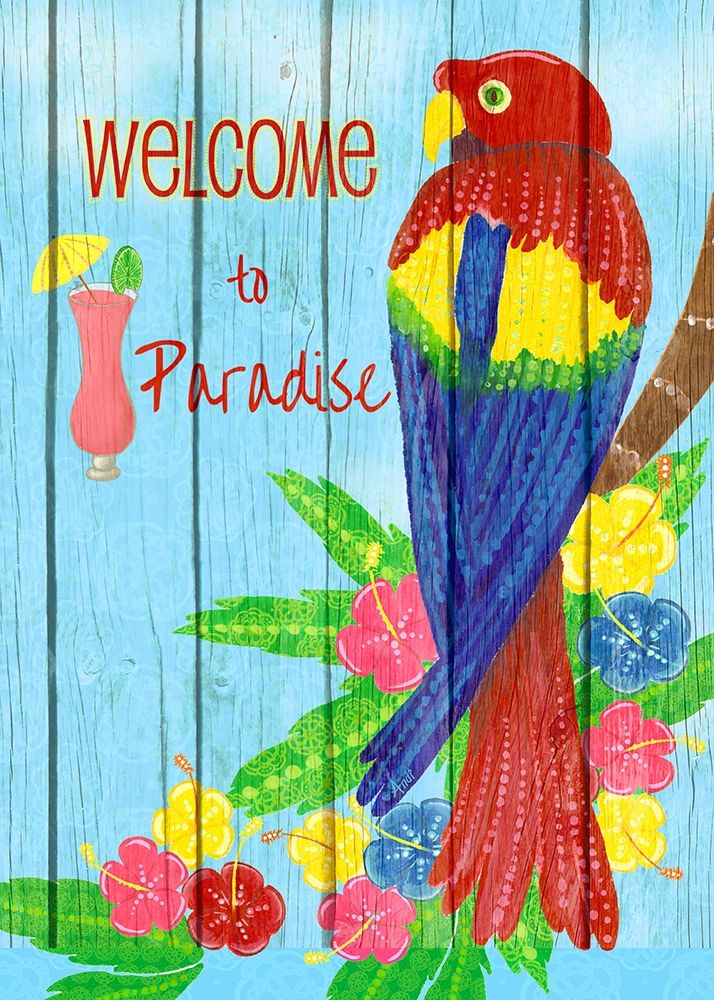 Parrot Party II art print by Andi Metz for $57.95 CAD