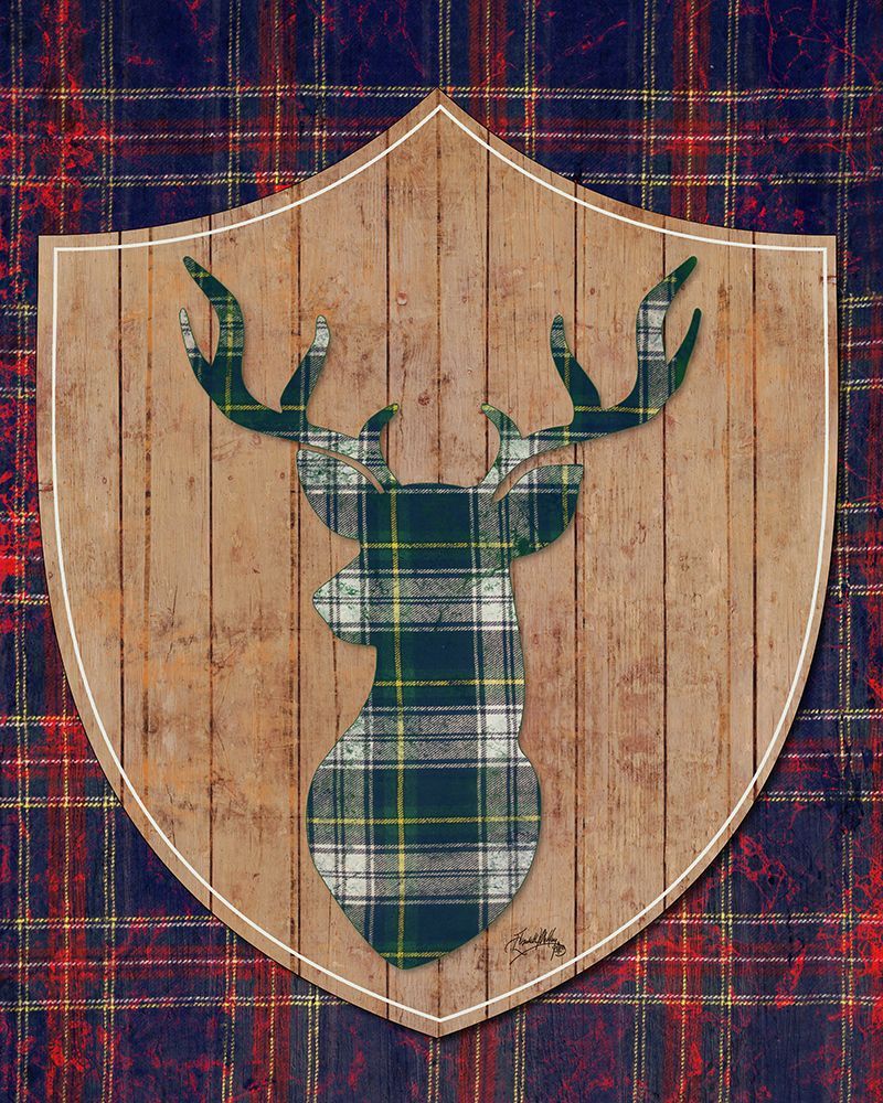 Tartan Shield On Plaid II art print by Elizabeth Medley for $57.95 CAD