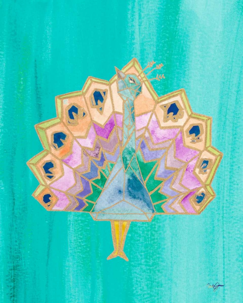 Bright Origami IV art print by Nola James for $57.95 CAD