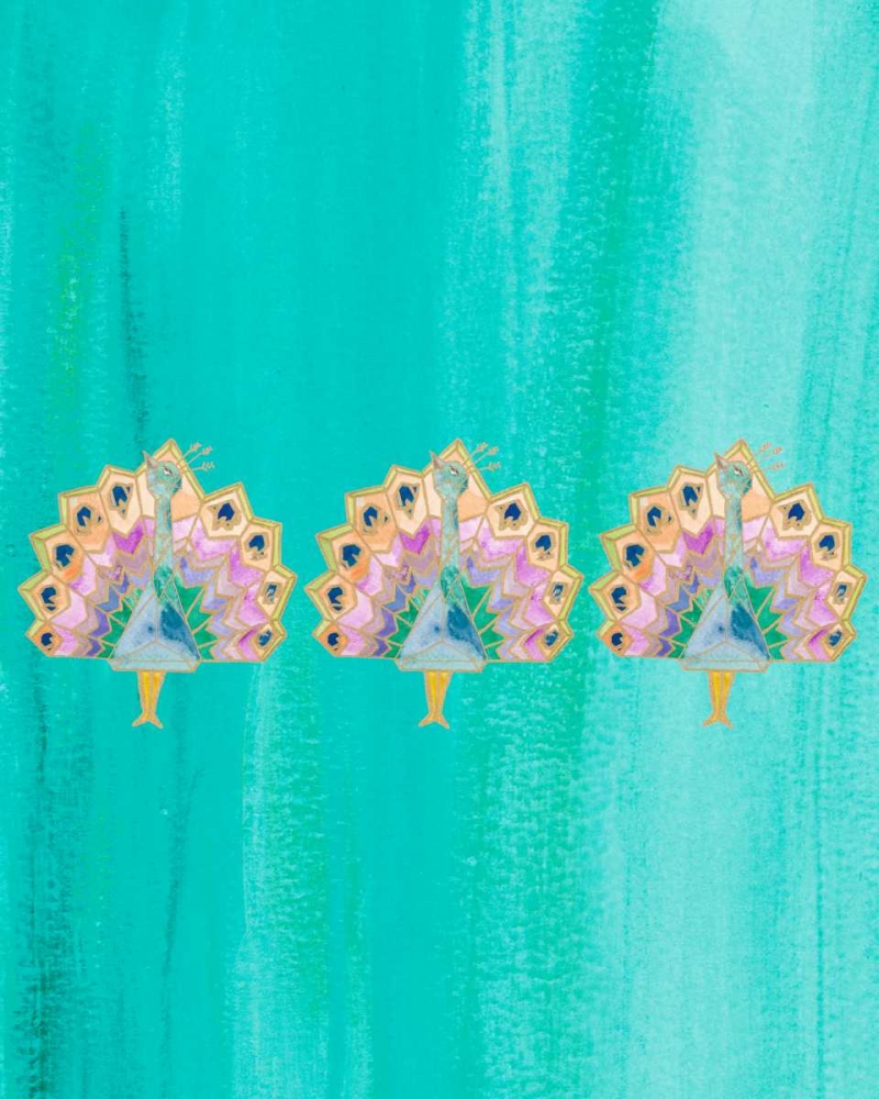 Bright Tri Origami IV art print by Nola James for $57.95 CAD