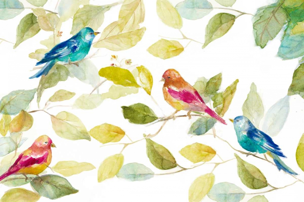Birds in a Tree art print by Lanie Loreth for $57.95 CAD
