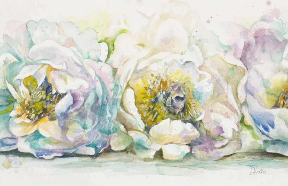 The Three Peonies art print by Patricia Pinto for $57.95 CAD