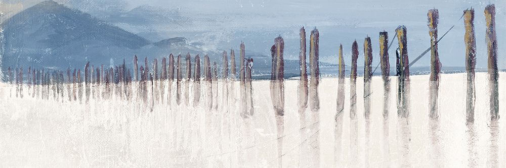Blue Hidden Pier Panel art print by Patricia Pinto for $57.95 CAD