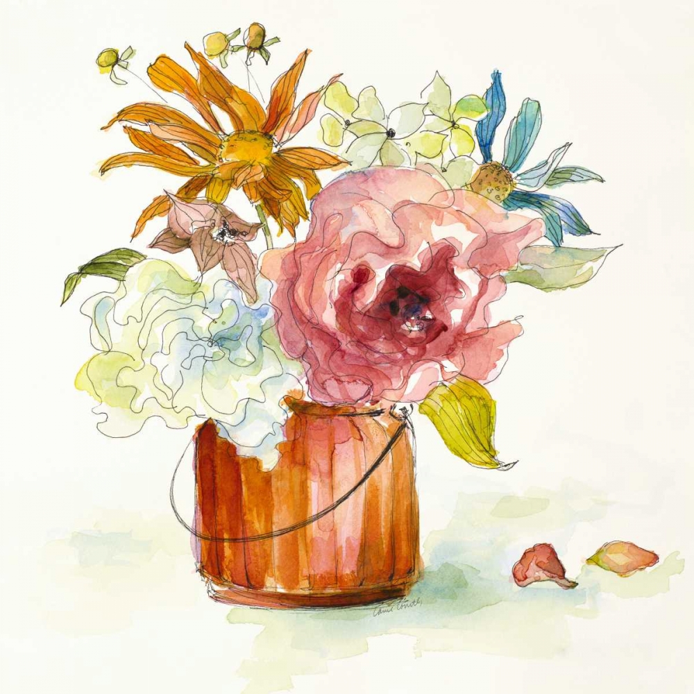 Flower Burst in Vase I art print by Lanie Loreth for $57.95 CAD