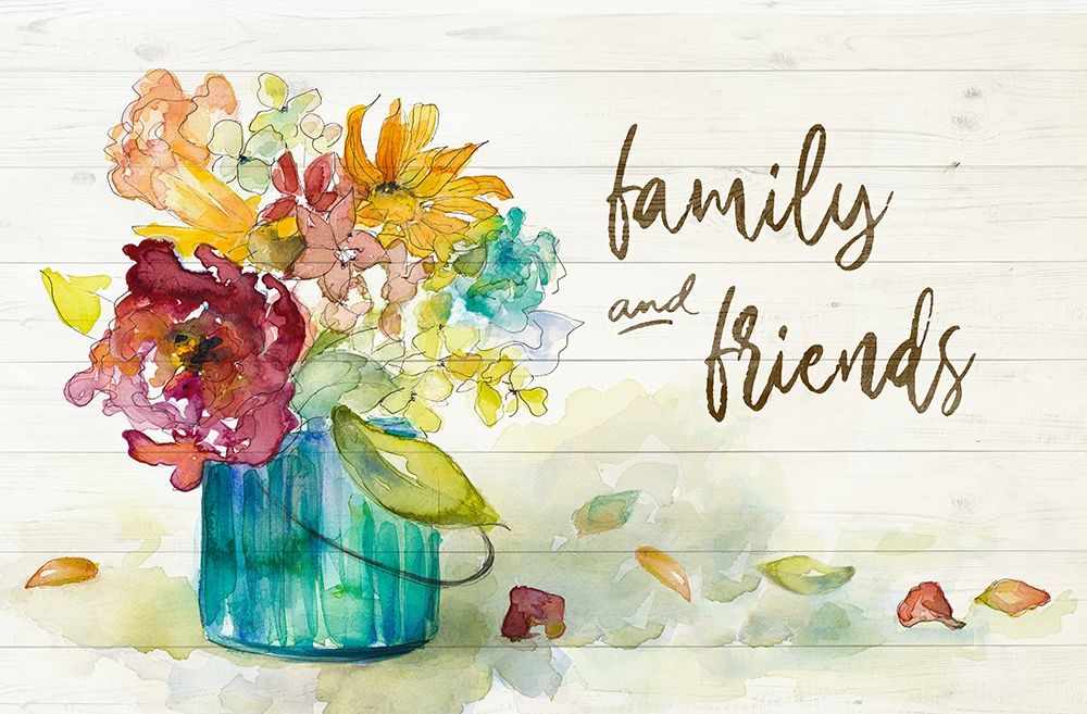 Flower Burst Family and Friends art print by Lanie Loreth for $57.95 CAD