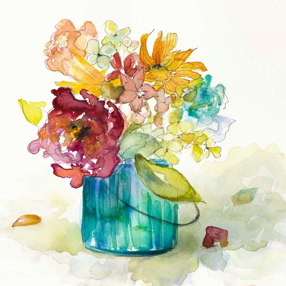 Flower Burst in Vase II art print by Lanie Loreth for $57.95 CAD