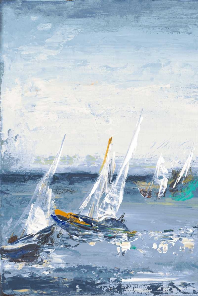 Blue Water Adventure I art print by Patricia Pinto for $57.95 CAD