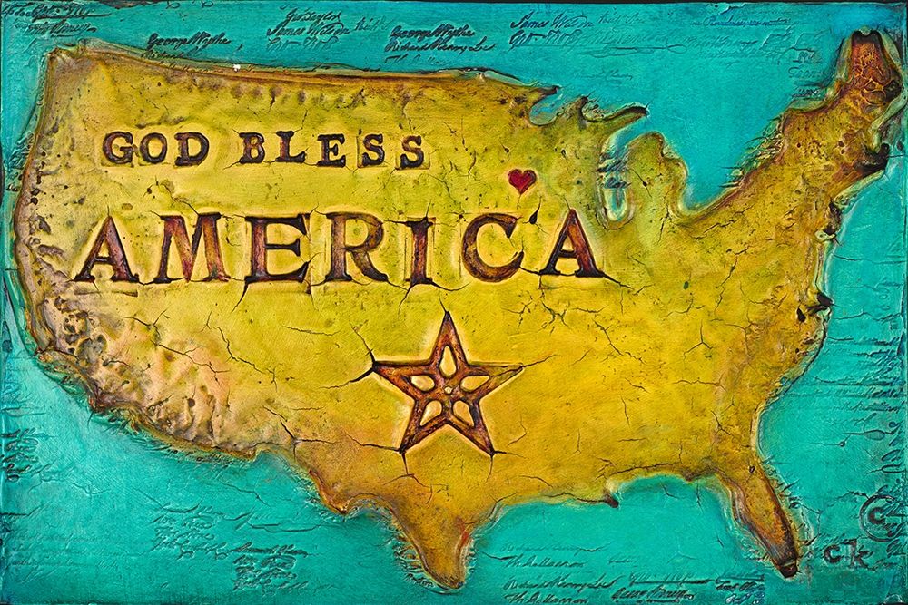 God Bless America art print by Carolyn Kinnison for $57.95 CAD