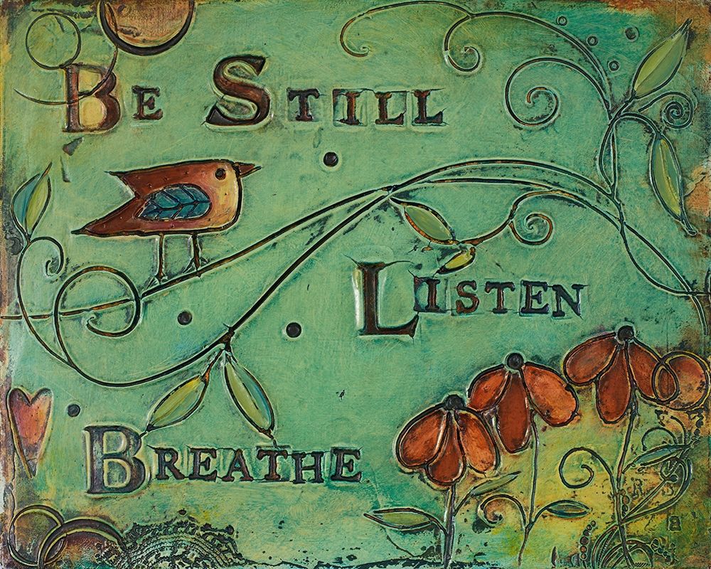 Be Still Bird art print by Carolyn Kinnison for $57.95 CAD