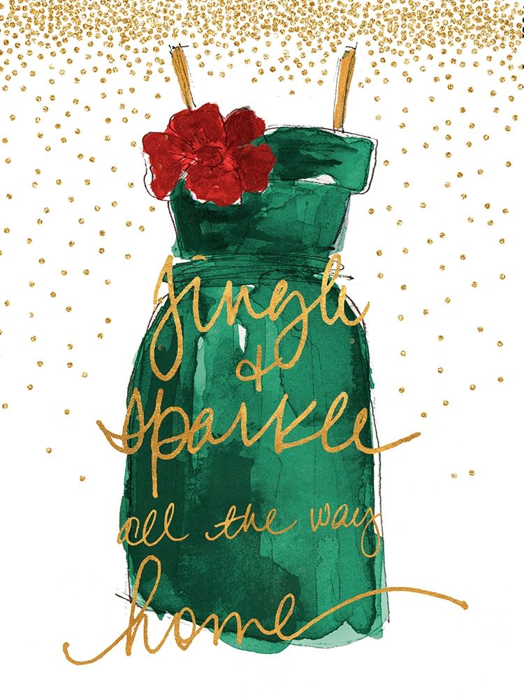 Jingle and Sparkle all the Way Home art print by Lanie Loreth for $57.95 CAD
