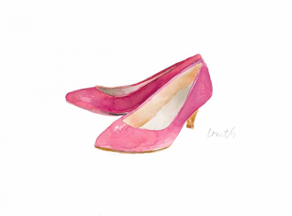 Watercolor Kitten Heels I art print by Lanie Loreth for $57.95 CAD