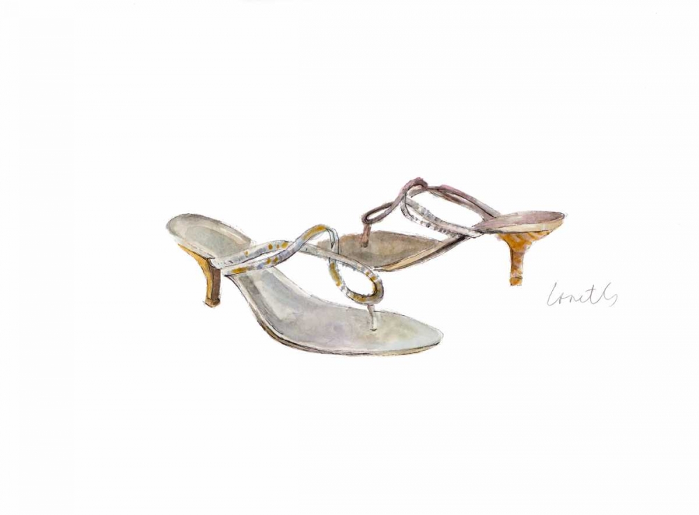 Watercolor Kitten Heels II art print by Lanie Loreth for $57.95 CAD