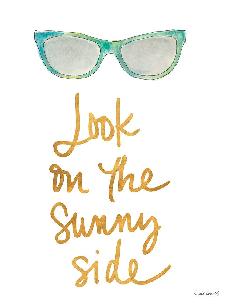 Sunny Side Shades Teal art print by Lanie Loreth for $57.95 CAD