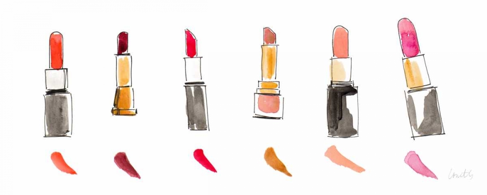 Water Color Make Up Panel I art print by Lanie Loreth for $57.95 CAD