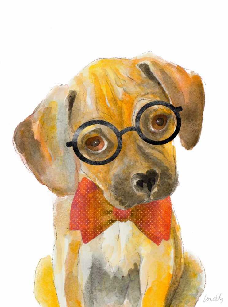 Nerd Pup art print by Lanie Loreth for $57.95 CAD