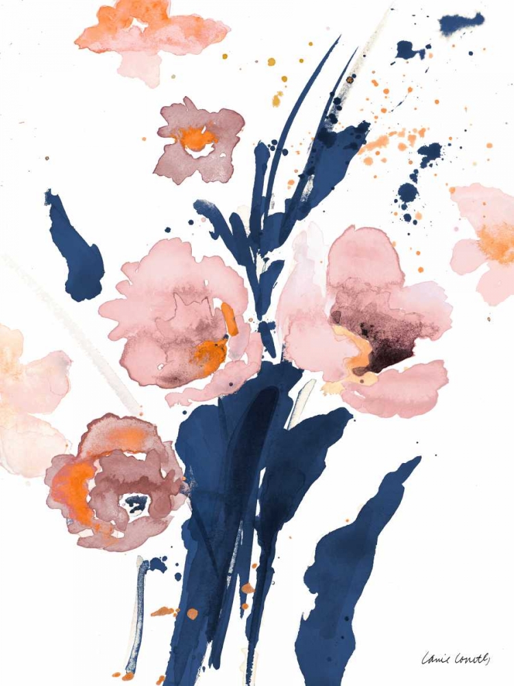 Watercolor Pink Poppies I art print by Lanie Loreth for $57.95 CAD
