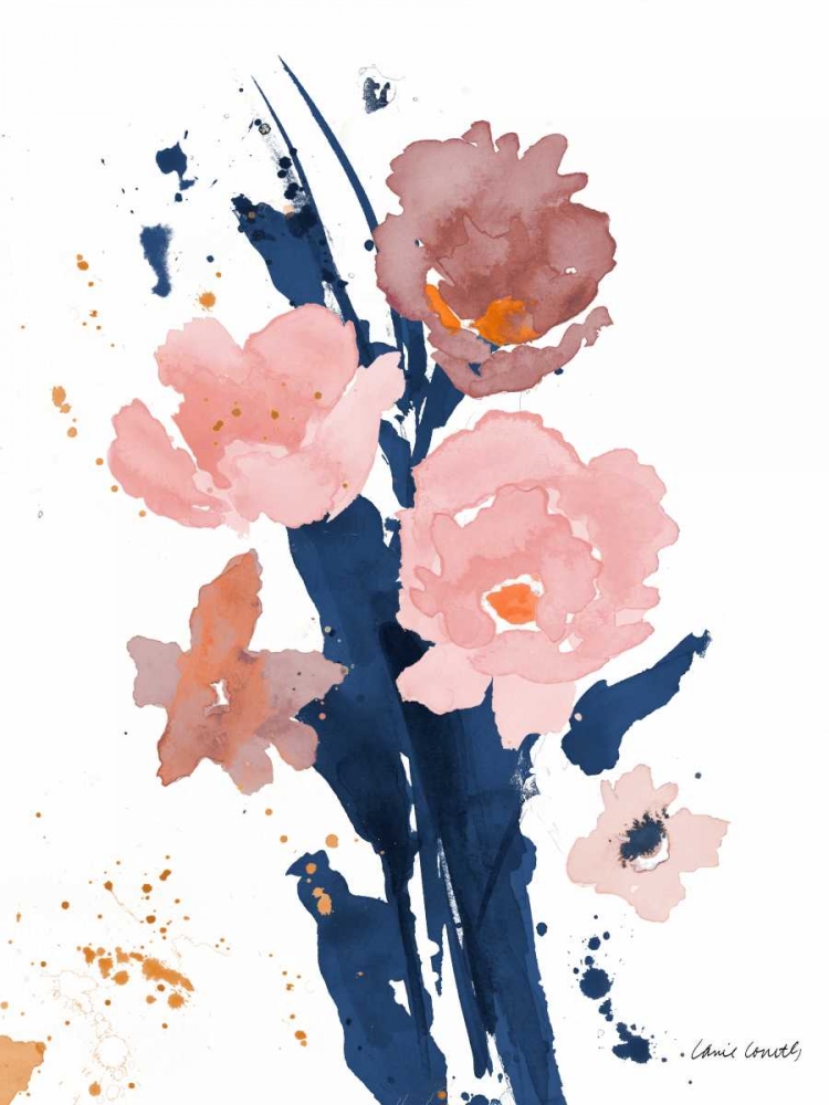 Watercolor Pink Poppies II art print by Lanie Loreth for $57.95 CAD