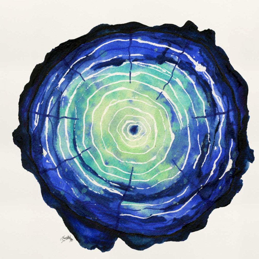 Colored Tree Trunk I art print by Elizabeth Medley for $57.95 CAD