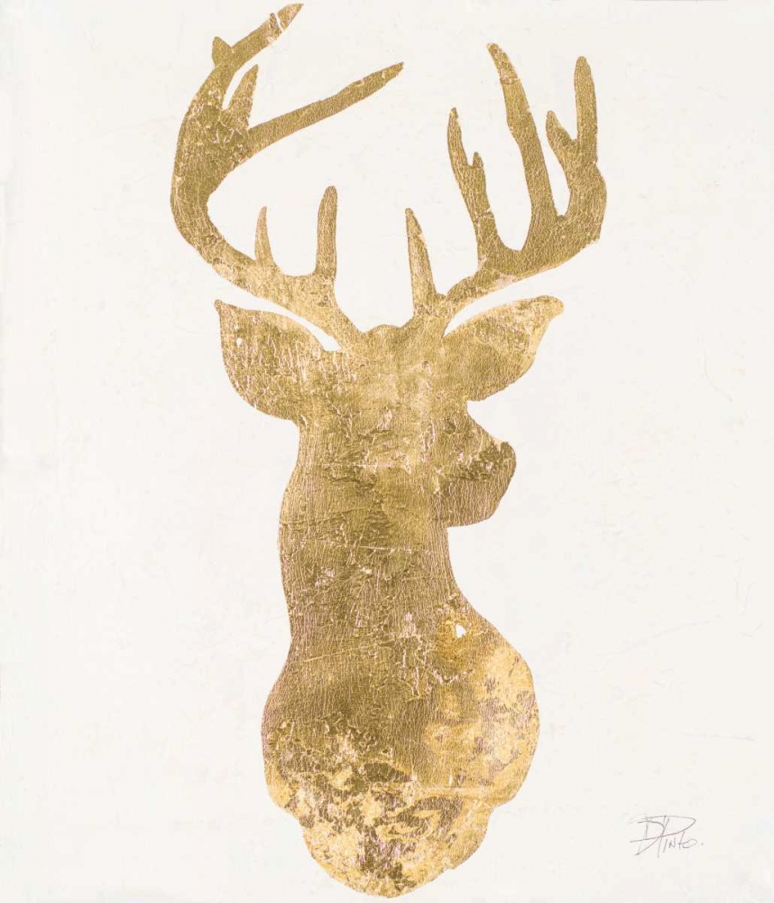 Gold Deer art print by Patricia Pinto for $57.95 CAD