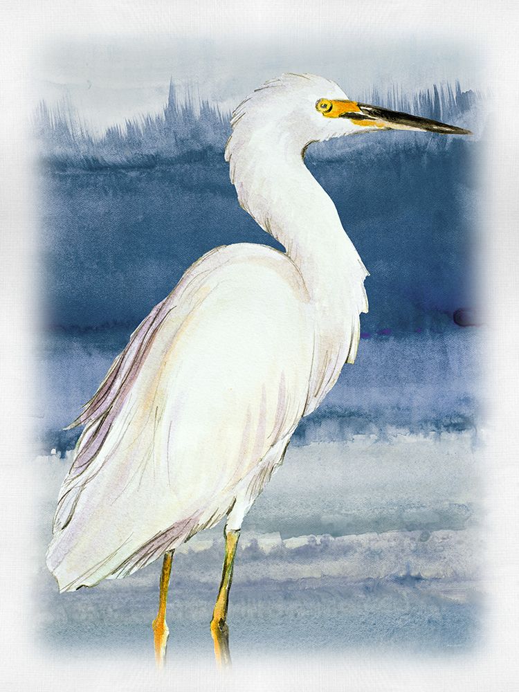 Blue on Blue Heron II art print by Lanie Loreth for $57.95 CAD