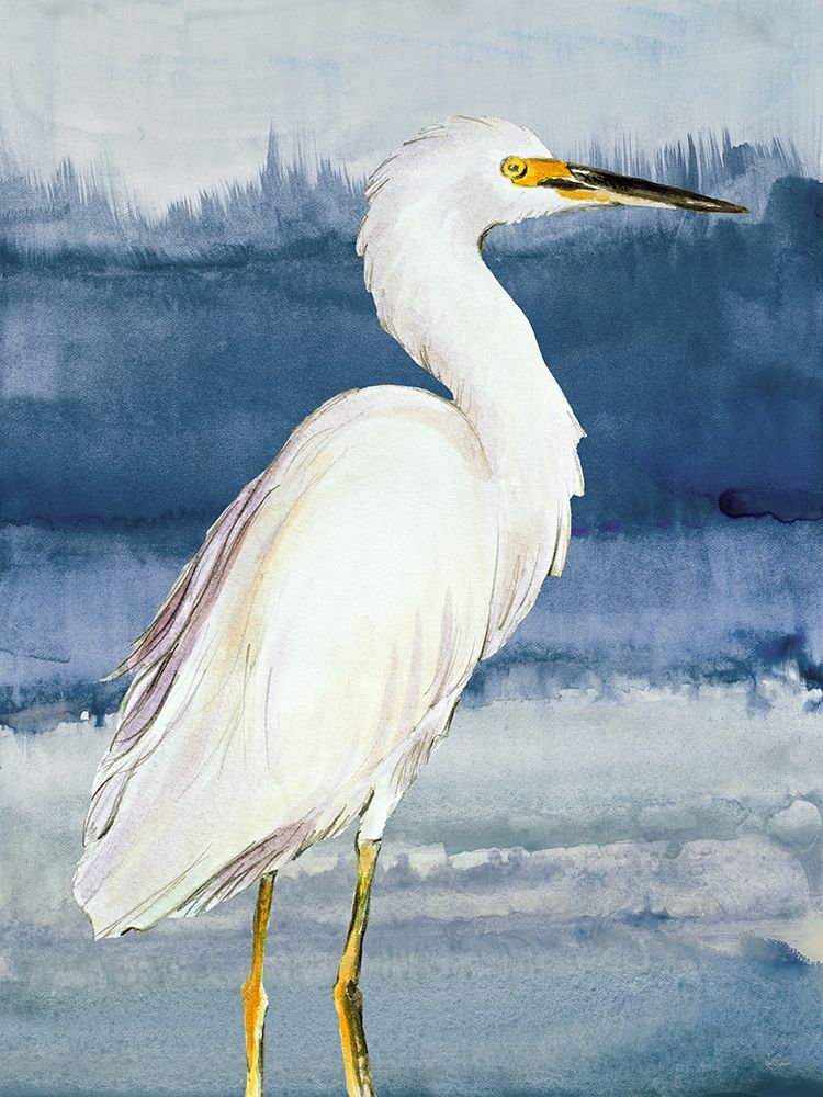 Heron on Blue II art print by Lanie Loreth for $57.95 CAD