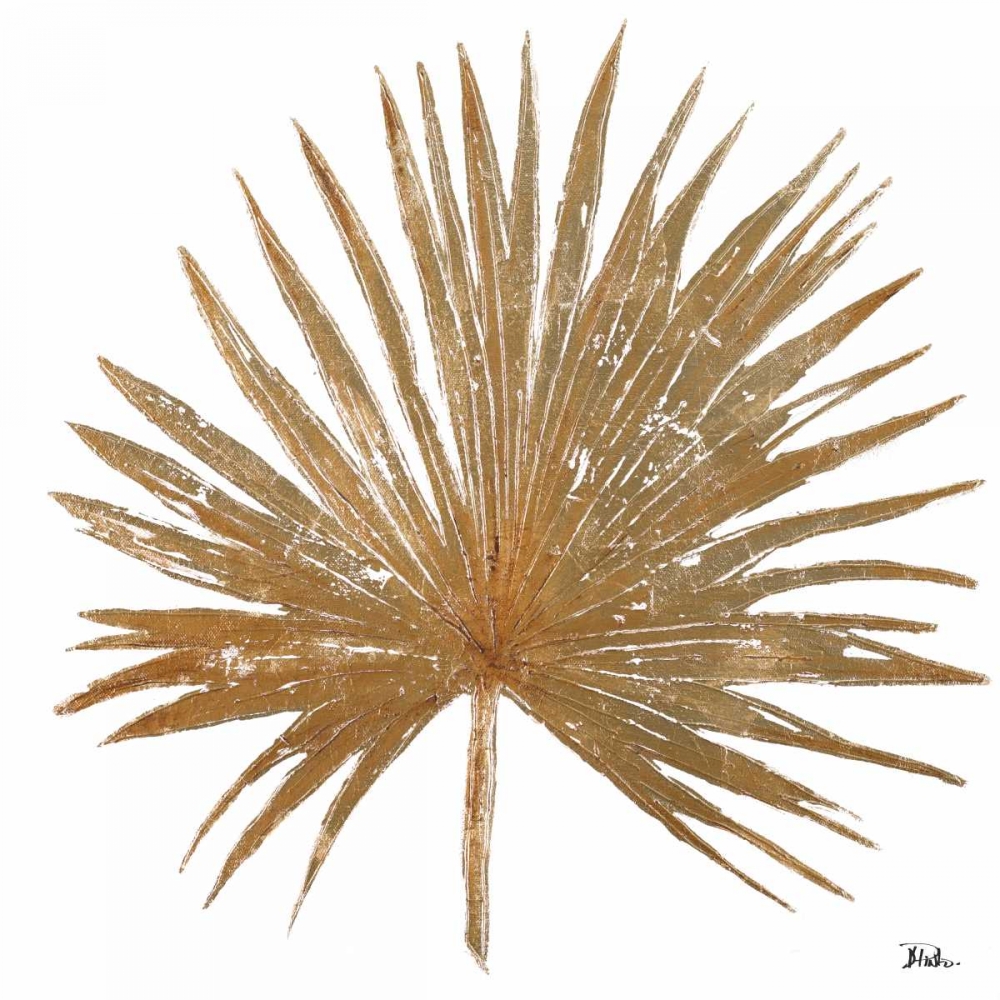 Golden Leaf Palm I art print by Patricia Pinto for $57.95 CAD