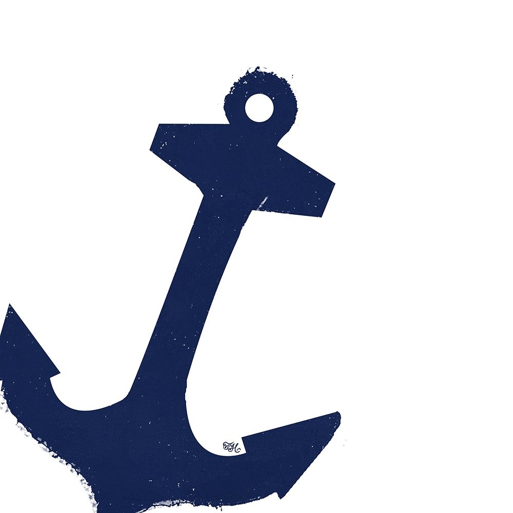 Coastal Navy on White III art print by Tiffany Hakimipour for $57.95 CAD