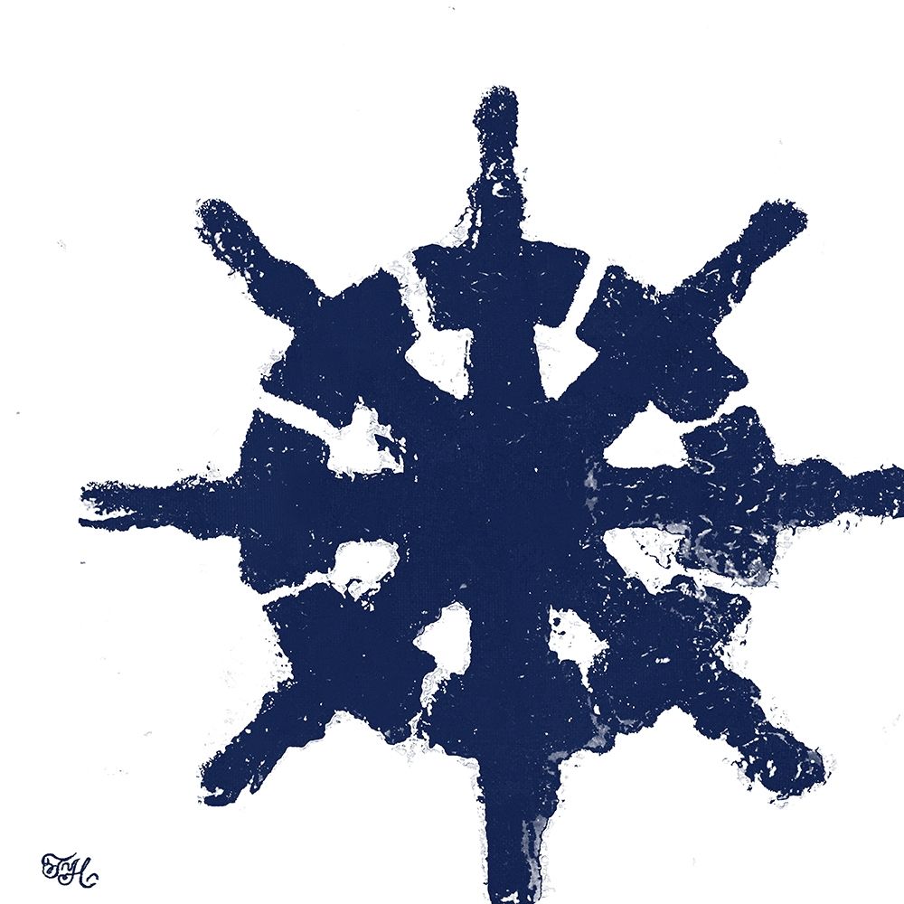 Coastal Navy on White IV art print by Tiffany Hakimipour for $57.95 CAD