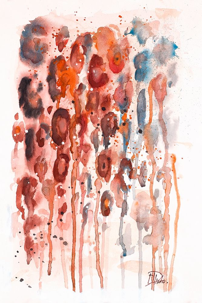 Red Watercolor Animal Skin art print by Patricia Pinto for $57.95 CAD