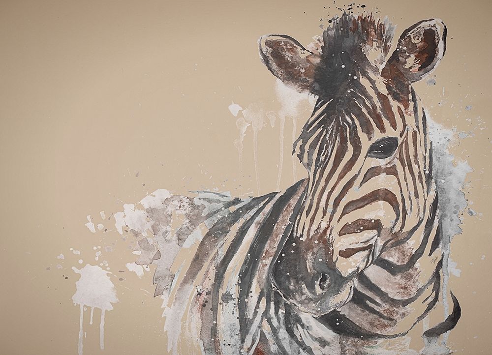 Sandstone Zebra art print by Patricia Pinto for $57.95 CAD