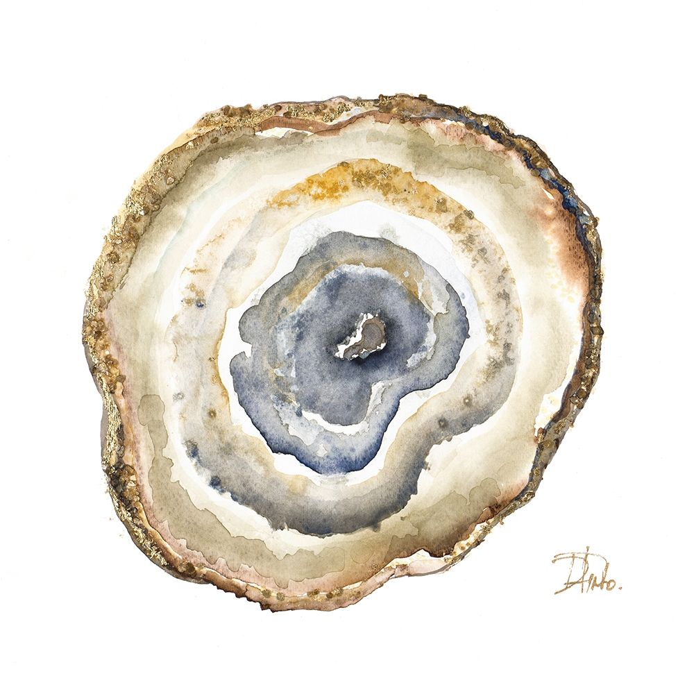 Agate Watercolor I art print by Patricia Pinto for $57.95 CAD