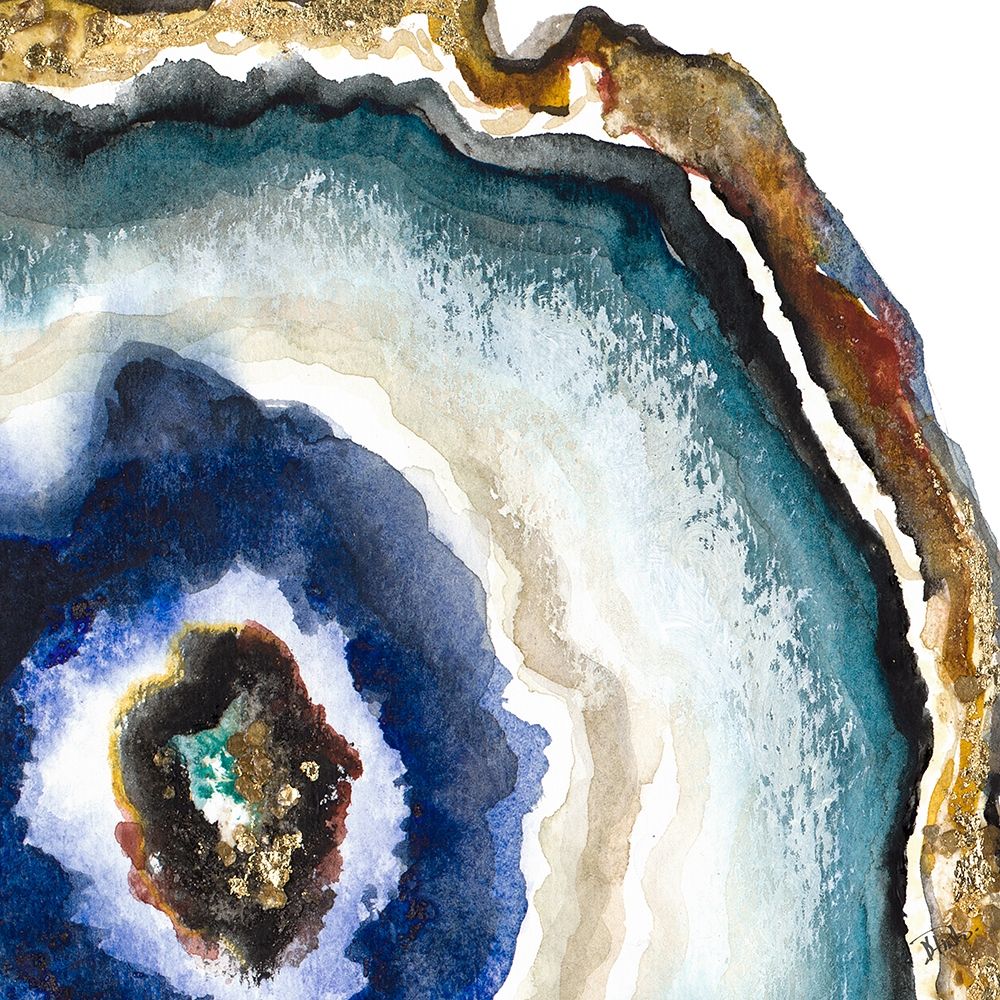 Up Close Agate Watercolor II art print by Patricia Pinto for $57.95 CAD