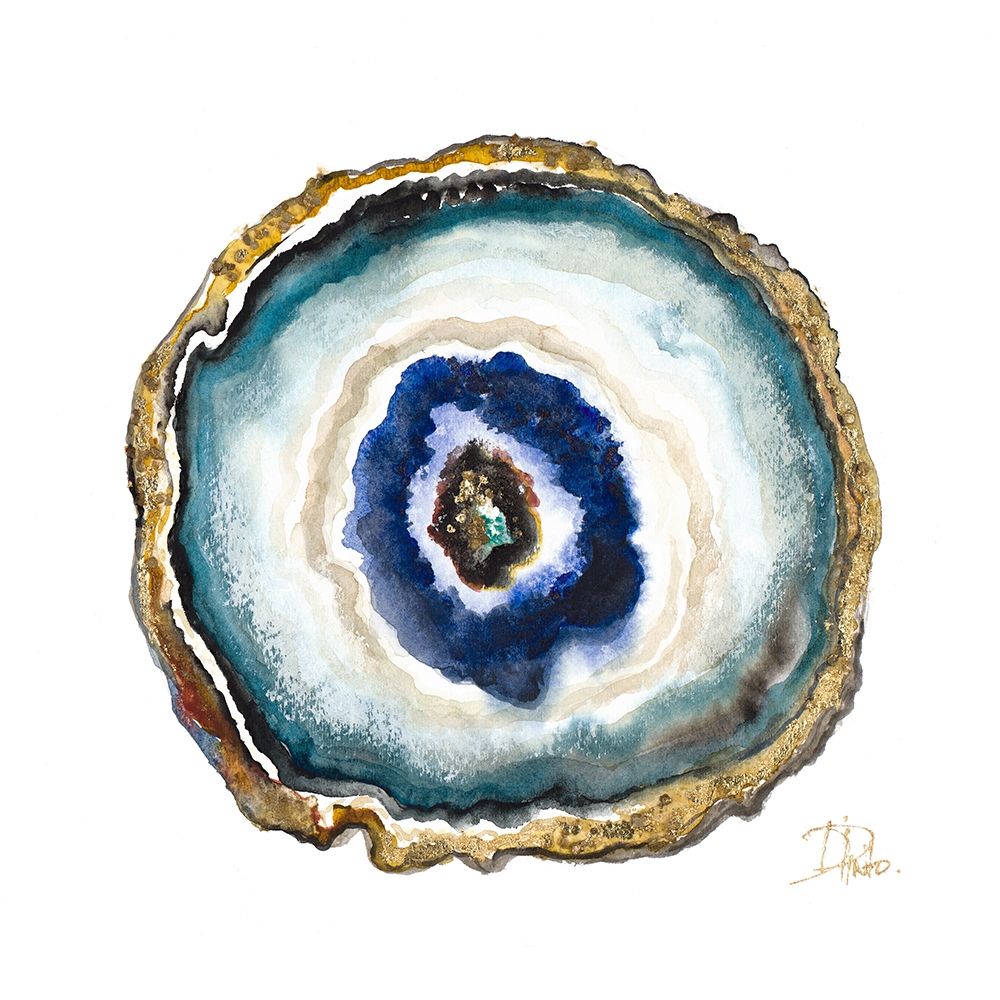 Agate Watercolor II art print by Patricia Pinto for $57.95 CAD