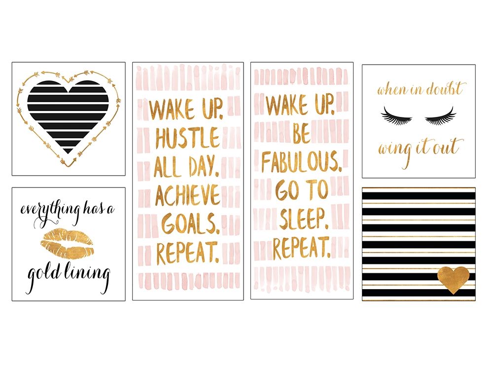 Golden Glam Collection art print by SD Graphics Studio for $57.95 CAD