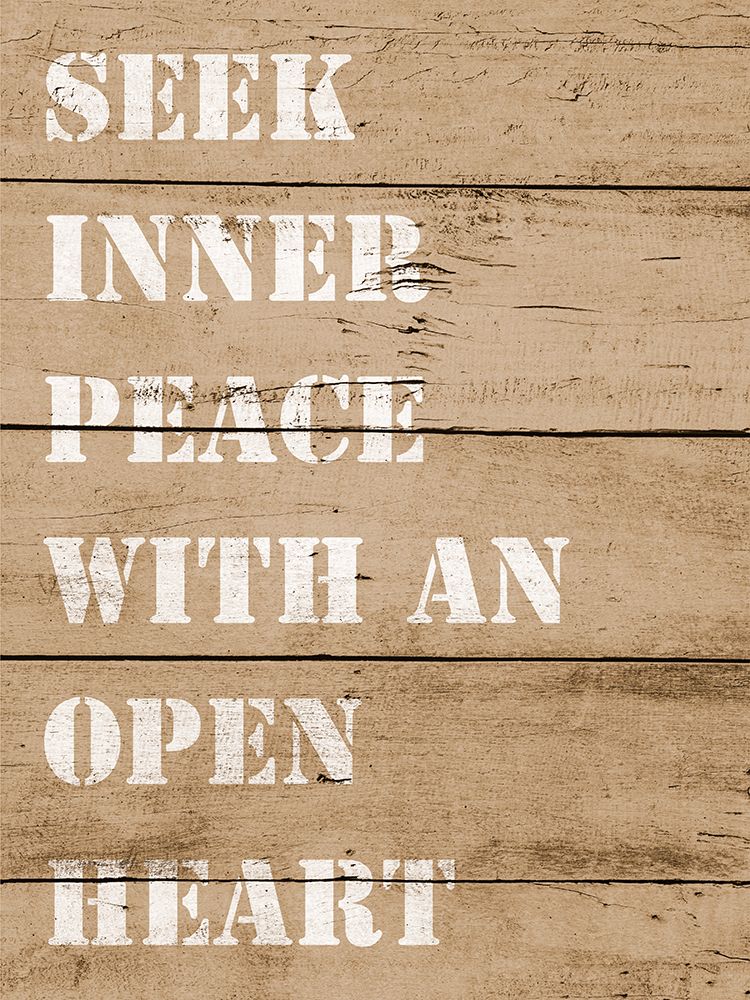 Seek Inner Peace art print by SD Graphics Studio for $57.95 CAD