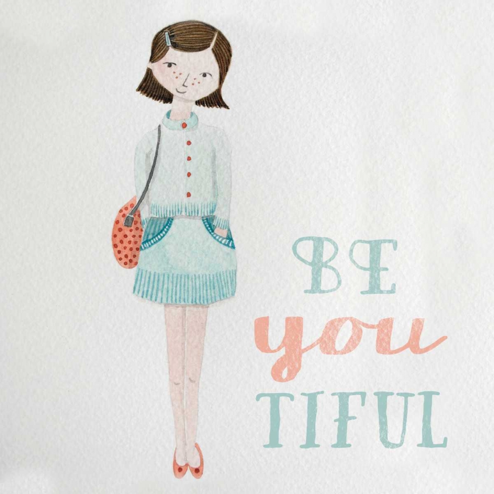 Be Girl I art print by Sarah Gardner for $57.95 CAD
