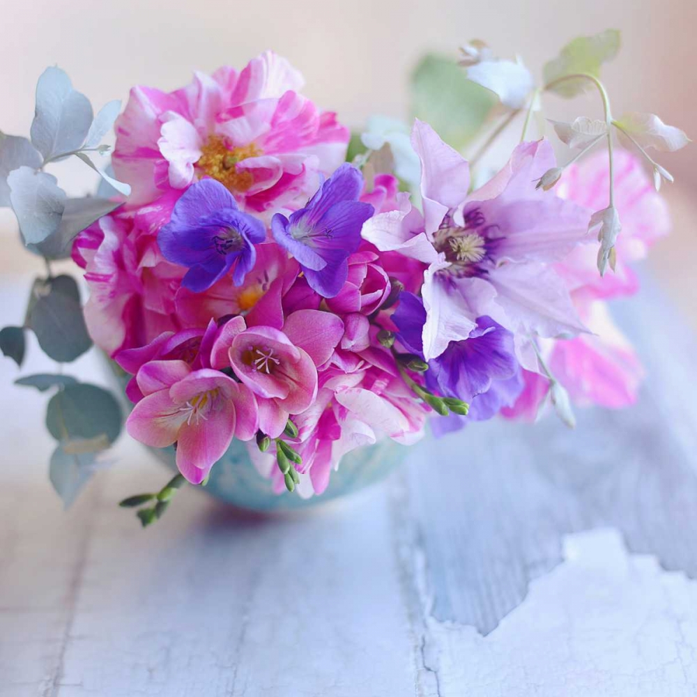 Violet Blooms art print by Sarah Gardner for $57.95 CAD