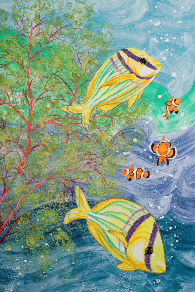 Aquamarina I art print by Linda Baliko for $57.95 CAD