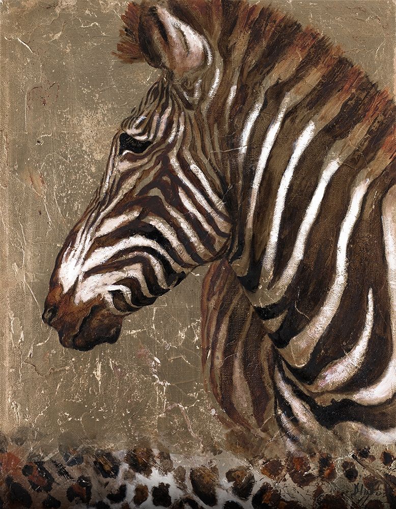 Brown Zebra art print by Patricia Pinto for $57.95 CAD