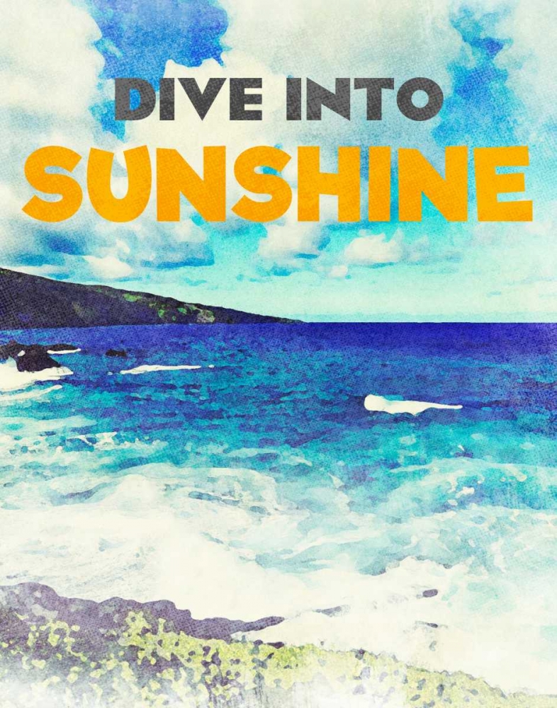 Sunshine and Waves I art print by Bruce Nawrocke for $57.95 CAD