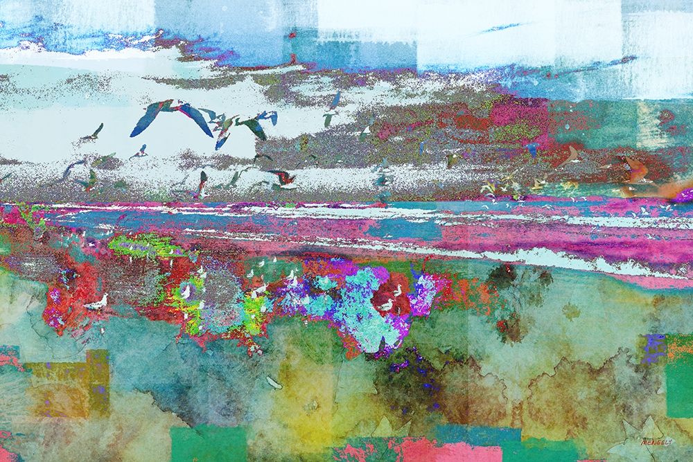 Beach Day Birds art print by Dan Meneely for $57.95 CAD