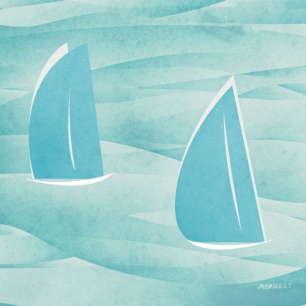 Sails Buoy Square II art print by Dan Meneely for $57.95 CAD
